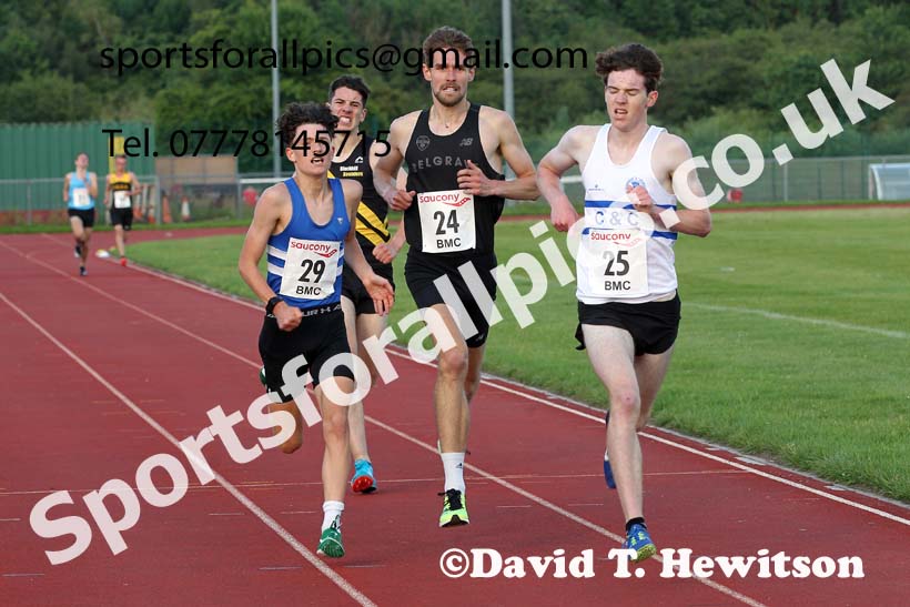 BMC 1500 metres, BMC, Chester le Street, July 19th. Photo: David T. Hewitson/Sports for All Pics